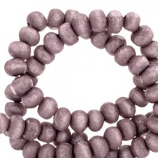 Wooden beads round 8mm Driftwood brown